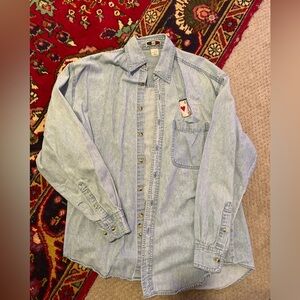 Vintage Blue Jean Shirt
